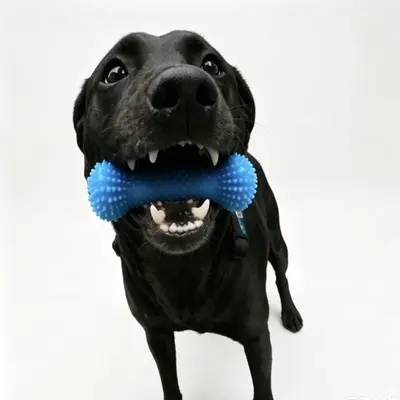Dog teeth cleaning toy, tartar and bad breath prevention