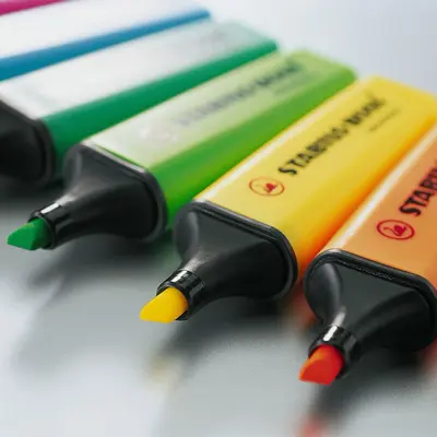 STABILO BOSS 70 Quick-Drying Highlighter Pastel Colour Set