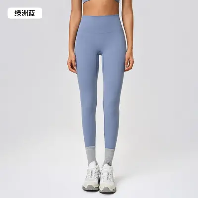 Yogahose mit hoher Taille und Po-Lift, elastisch, atmungsaktiv, D19108 - 12