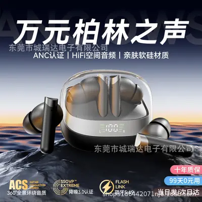 Cross-border E-commerce Berlin Sound New True Wireless Bluetooth Earbuds Noise Reduction In-ear Ultra Long Battery Life Source Factory