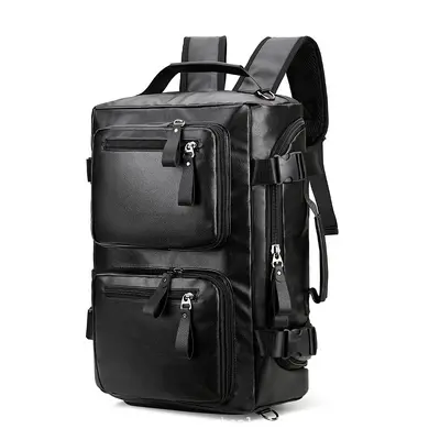 Business-Reiserucksack aus PU-Leder mit Schuhfach - 7