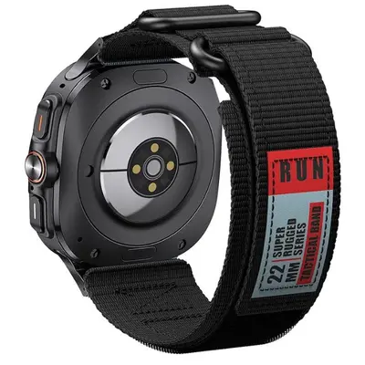 Garmin 22 mm Uyumlu Naylon Örgü Cırtlı Kordon, Huawei GT ve Samsung, 255/265