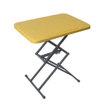 Foldable Height-Adjustable Study Desk for Small Apartments - 9