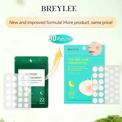 BREYLEE çay ağacı sivilce yaması, gece kullanımı, 0,3 mm ince - 7