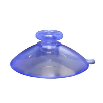 Kunststoff-Saugnäpfe, 13–80 mm, transparenter Pilzkopf, Vakuum