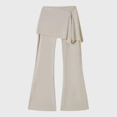 Two-Piece High-Waist Yoga Pants, Micro Flare, Butt-Lifting Panel - 11