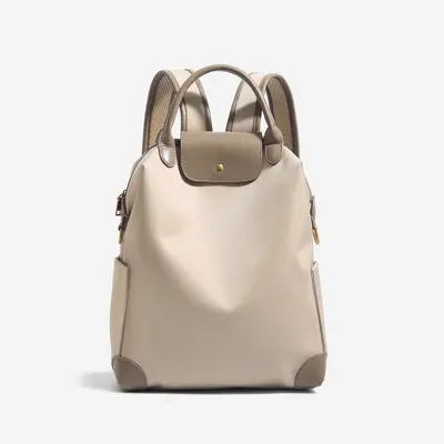 Clean Design Premium Dual-Shoulder Backpack Commute Laptop Bag Lightweight Large-Capacity Nylon Backpack Business Travel Bag - 8