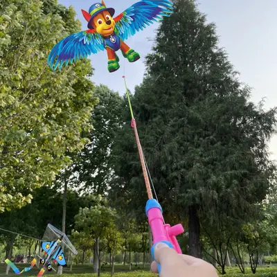 Hand-Held Reel Eagle Kite for Children, Easy to Fly in Light Breeze - 12