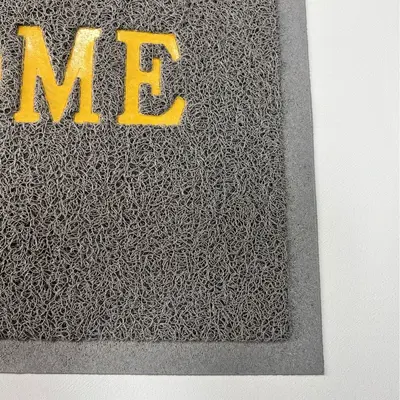 PVC Loop Pile Door Mat with Printed Logo, Waterproof, Anti-Slip - 5