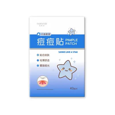 Manniki acne patches, thin breathable star-shaped with cooling sensation - 7