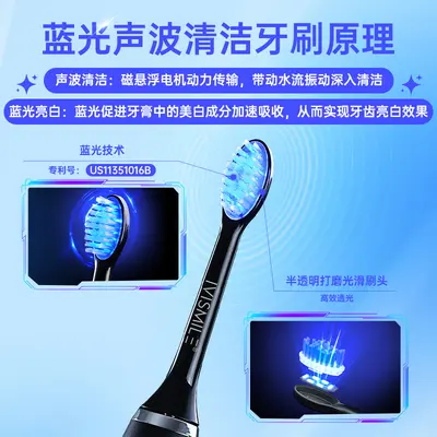 Aiweixiao 03TB elektrikli diş fırçası, sonik temizlik, kablosuz şarj