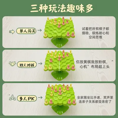 Balance Tree Multiplayer Board Game for Focus Training - 3