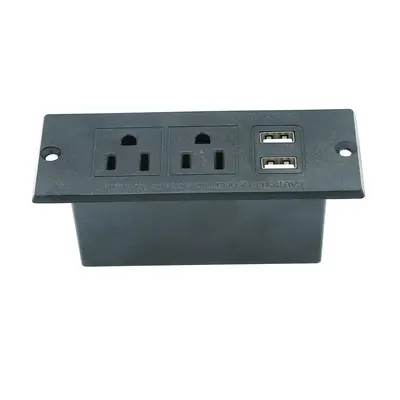 Built-In USB Socket for Furniture, American Standard Outlet