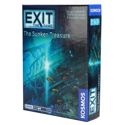 THE EXIT GAME Family Escape Room Card Game, English Edition