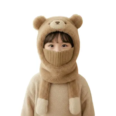 Kids' Hat and Scarf Set, Two-Piece, Fleece-Lined