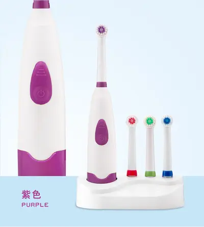 Rotating Brush Head Electric Toothbrush for Adults and Children - 8