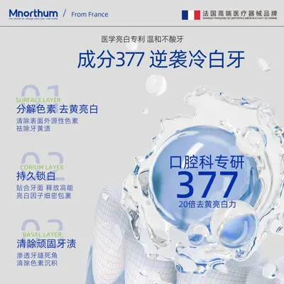 Manosen Teeth Whitening Strips, 377 Piece Set, 3D 5D 9D - 3