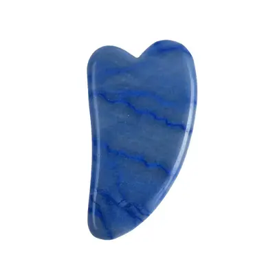 Grenzüberschreitender Lagerbestand Blauer Dongling-Jade-Roller Gua Sha Board Manueller Kugelmassagegerät Gesichts-Meridian-Massagegerät - 9