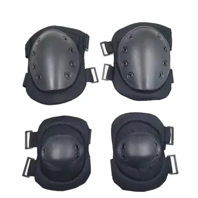 Tactical Knee and Elbow Pad Set, 4-Piece, for Climbing and Cycling - 7