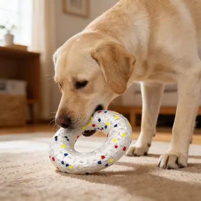 ETPU Bone Dumbbell Dog Toy, Durable Chew-Resistant - 4