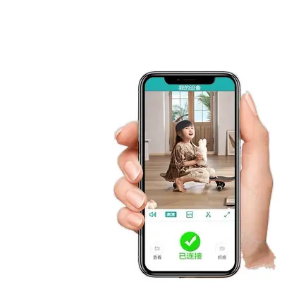 Wireless Home Security Camera, Remote Phone Viewing, Wide Angle