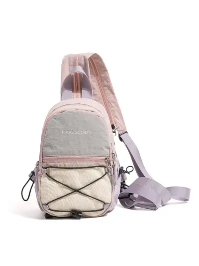Outdoor Color-Block Backpack for Hiking and Camping - 13