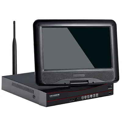 4/8 kanallı kablosuz 10 inç kamera iç ve dış mekan gözetim NVR seti kızılötesi gece görüş kamerası görsel 4G akıllı
