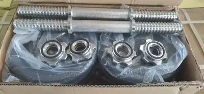 Dambıl fitness seti, boyalı halter seti, 50 20 30 15kg 10kg kadınlar için monte edilmiş küçük dambıllar, çift. - 8