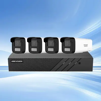 Hikvision-Sicherheitskamera-System 4MP, Vollfarbe, Mikrofon, Mobilüberwachung - 9