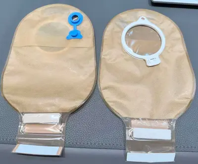 OEM tek parça stoma torbası, sızdırmaz, cırt cırtlı, gaz tahliyeli - 8