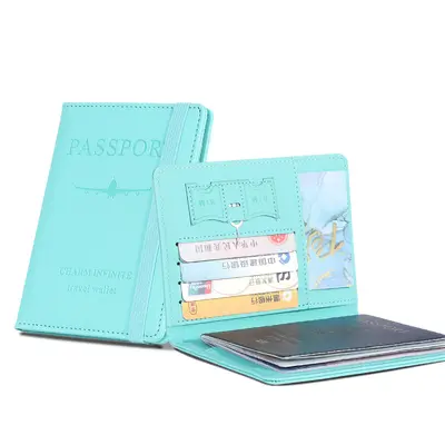 Pasaport koruma kılıfı, PU, elastik bantlı - 9