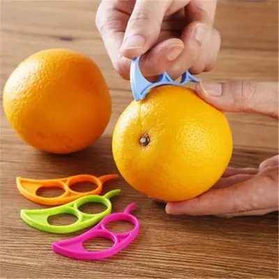 Orange peeler ring design plastic peeling tool - 4