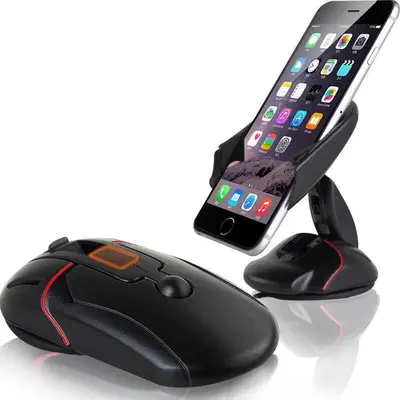 Foldable Car Phone Holder, Attaches to Air Vent - 5