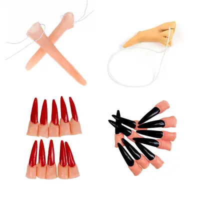 Halloween Witch Nose, Pinocchio Long Nose and Zombie Nails