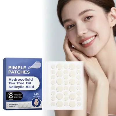 Invisible Comfort Acne Patches Hydrocolloid Material Fits Skin Tone Invisible Breathable Covers Facial Acne Patches