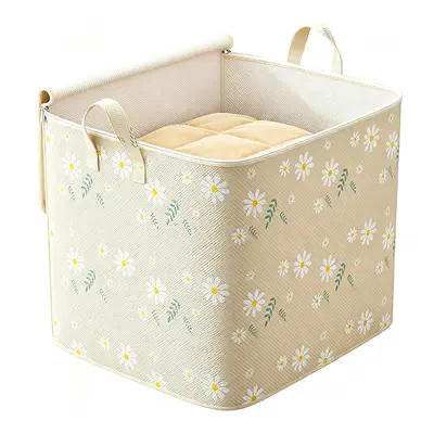 Foldable storage box, large capacity, with handles - 5