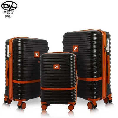 Expandable Zipper Three-Piece Luggage Set, Thickened Gradient Design - 10