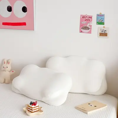 Ergonomic Neck Support Breathable Cloud Pillow, Ages 3 to 10+ - 8