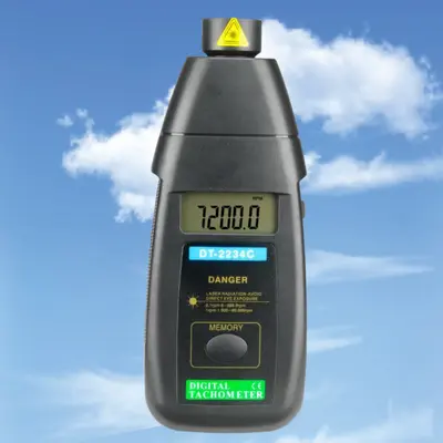 DT-2234C+ Laser Tachometer for Mechanical Speed Measurement - 4