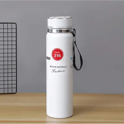 Stainless Steel Thermos Sun Flask Large Capacity Portable Sports Water Bottle - 10