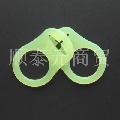 Silicone Ring Clip for MAM Pacifier Chain, Hole-Free - 12