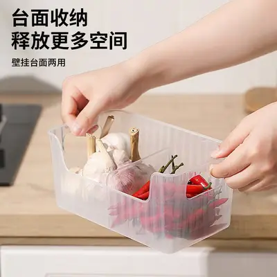 Spice storage box set kitchen spice combination storage rack kitchen counter spice organizer storage basket