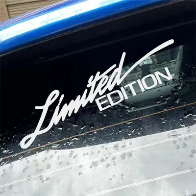 Laser Reflective English Letter Sticker for Cars and Electric Motorcycles