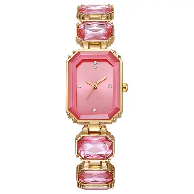 Xiaobingtang Damenuhr 2024 neue Damenuhr erschwinglicher Luxus Nische elegante Damenuhr hoher Look voll mit Diamanten - 9