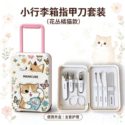6-in-1 nail clipper set multi-function grooming kit - 10