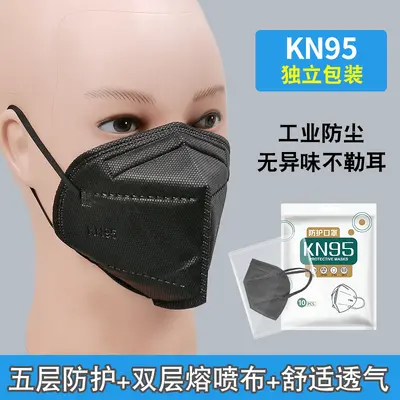 KN95 Einweg-3D-Schutz-Staubmaske, einzeln verpackt - 12