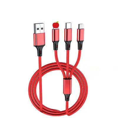 Huawei geeignetes Schnellladekabel mit einer bis drei Anschlüssen für Mobiltelefone Typ-C Apple Android USB-Ladekabel - 9