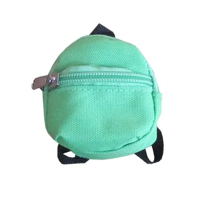 Mini Backpack Coin Purse Doll Change Backpack Polyester Oxford Cloth Coin Bag Book Bag Pendant Coin Pouch