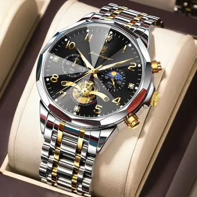 Herrenuhr, wasserdicht, Quarz, modernes Design - 8