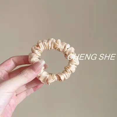 Hair-Friendly Small Black Hair Ties for Everyday Use - 12